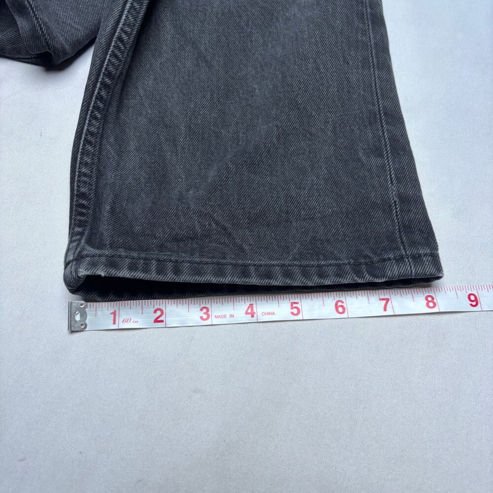 GANNI Misy High Rise Cropped Jeans Women's 29 Black Denim Minimalist - Picture 9 of 15